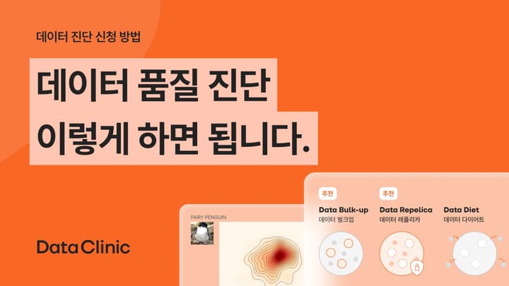 데이터 진단 신청 방법, 데이터 품질 진단 이렇게 하면 됩니다.